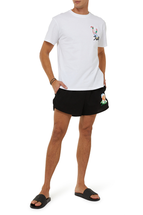 Rugby Face Running Shorts